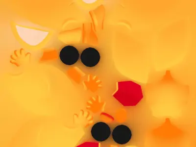 Cartoon Animated Cat Low-poly 3D model