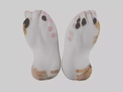 Cat Paws 3D model