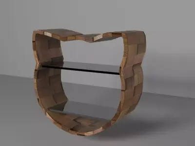 furniture cupboard Low-poly 3D model