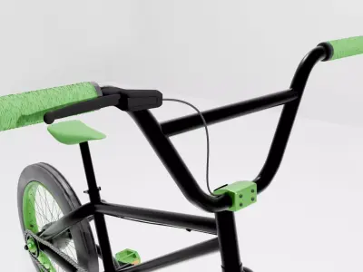 Realistic BMX Bike 3D Model 3D model