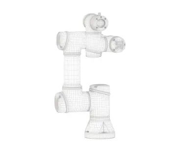 Photorealistic Universal Robots collaborative UR3E 3D model