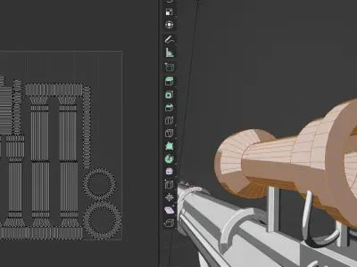 Riffle Stylized Free 3D model