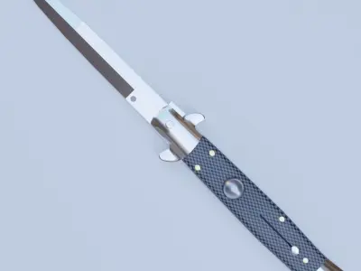 Foldable Knife for Blender 3D model