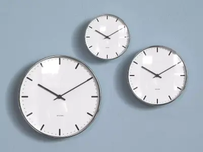 AJ City Hall Wall Clock 3D model