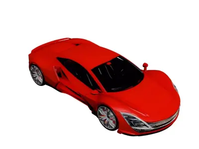 Concept Premium Sport Vehicle Futuristic Performance Design 3D model