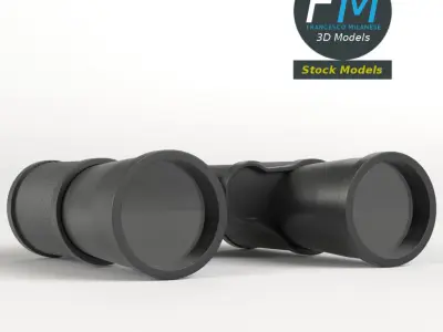 Binoculars 3D model get