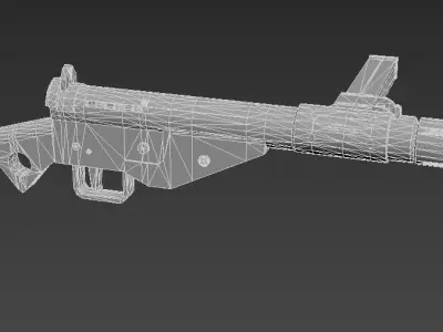 Sten Gun - British WW2 Weapon Low-poly 3D model