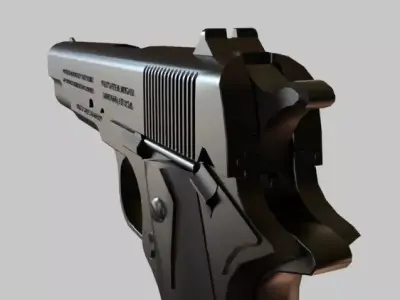 M1911 Handgun Low-poly 3D model purchase