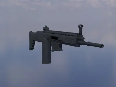 Fn Scar  Free low-poly 3D model