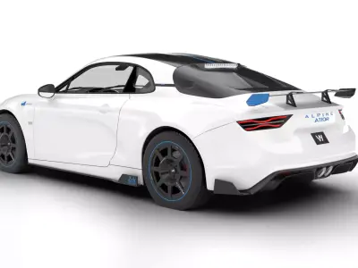 Alpine A110 R Le Mans Edition 2023 3d model 3D model