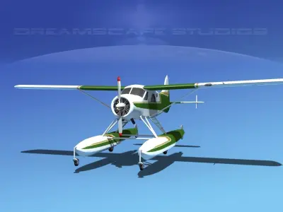 Dehavilland DHC-2 Beaver V05 3D model