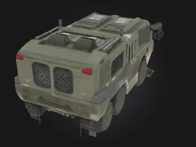 Desert Recon Transport  Rugged Mobility for Harsh Terrain 3D model