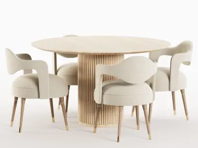 Dining Set 35 3D model