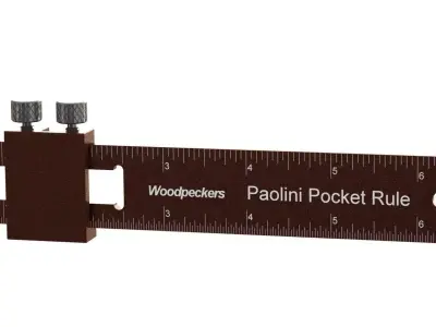 Woodpeckers Paolini Pocket Rule 3D model