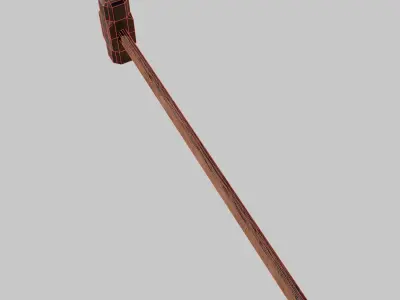 Sledgehammer Low-poly 3D model purchase