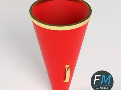 Acoustic megaphone 1 3D model