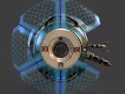 Sci-fi Drone RAV 3D model