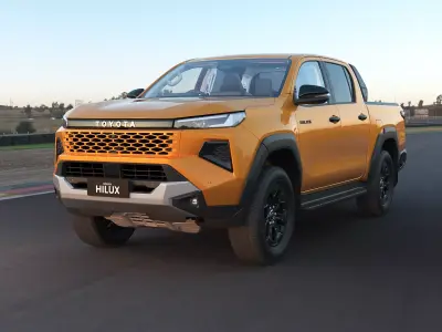 2026 Toyota Hilux Rogue with interior 3D model