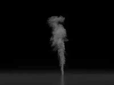 3D Smoke Signal Flare 3D model