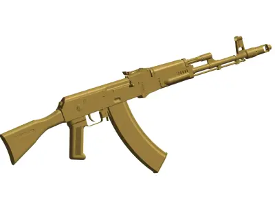 kalashnikov ak-74 3D model purchase