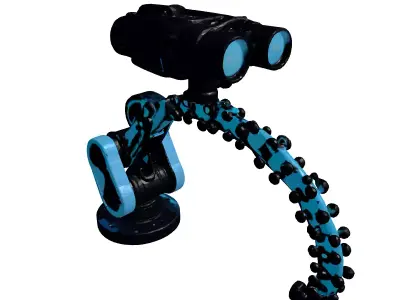 Futuristic Modular Robotic Tentacle Arm 3D model