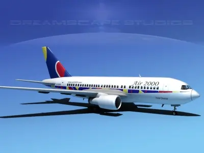 Boeing 767-100 Air 2000 3D model