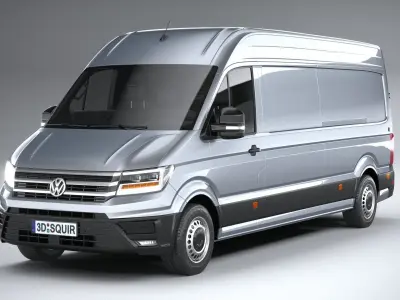 Volkswagen Crafter Long High Roof 2019 3D model