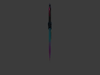 Rainbow Sword 3D model