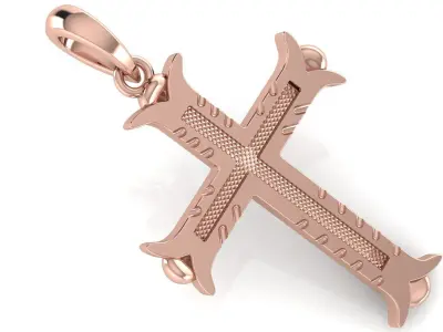 CROSS PENDANT CR143 3D print model