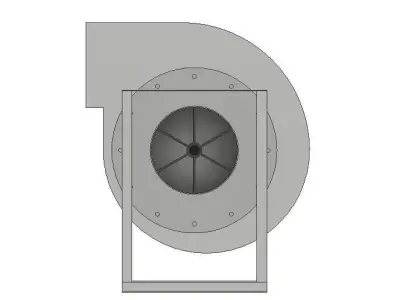 Ventilador Dayton 3C540 3D model