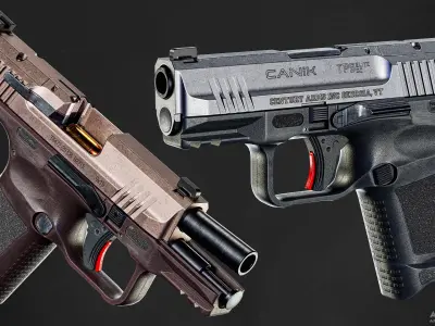 Canik TP9 Elite SC  Low-poly 3D model