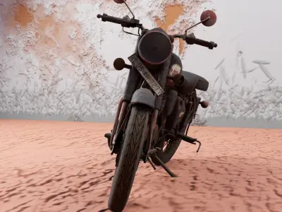 ROYAL ENFIELD  Low-poly 3D model
