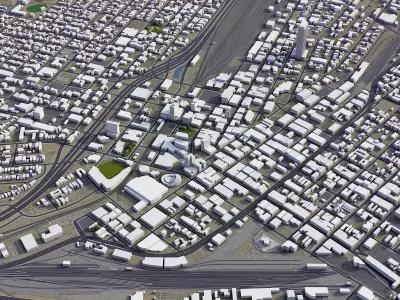 El Paso Low-poly 3D model