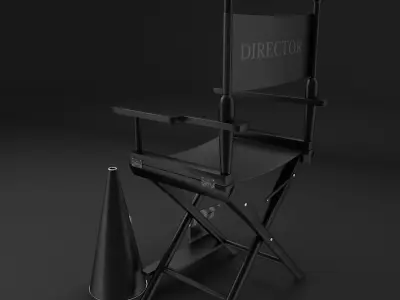 Classic Movie Camera 3D model