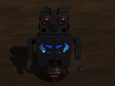 Scifi robot star wars like 3D model