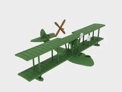 SIAI S 16 Italy 1919 3D print model