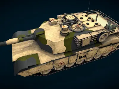Battle crate 3D model