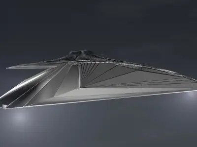 Spaceship 003 3D model