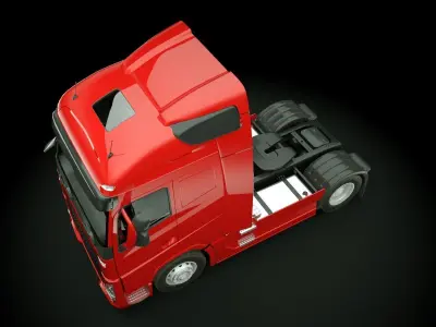 Generic Truck v5 Low-poly 3D model