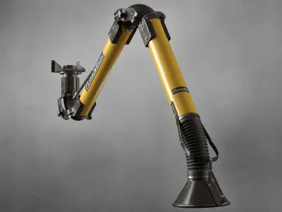 PlymoVents Extraction Arm MiniMan-100 3D model