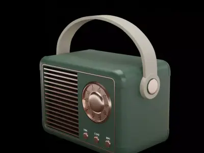 RetroTune Radio 3D model