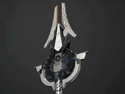 Heavens Spear Low-poly 3D model