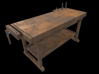 work bench 3D model