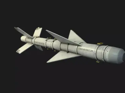 PL Missiles Low-poly 3D model