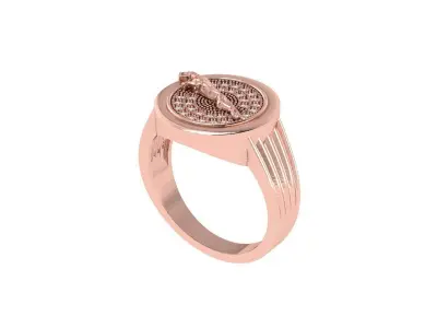 Panther Ring 3D print model