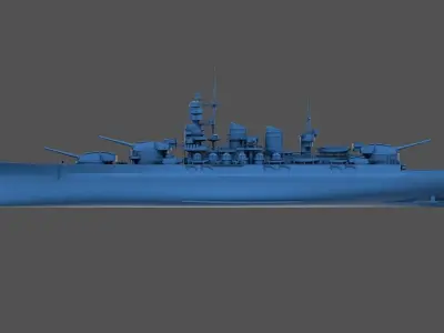 Battleship RN Roma - Personal license - 1-200 scale 3D print model