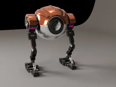 little robot Free 3D model