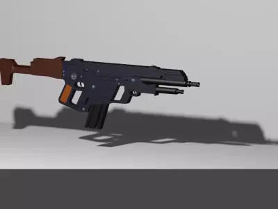 HK Rifle Free low-poly 3D model