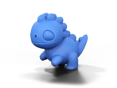 stylized Dinosaur Low-poly 3D model