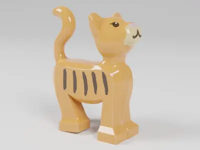 Lego Cat 3D model